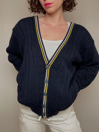 cardigan cricket marine L vintage