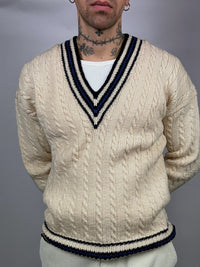 Vintage beige M/L cricket sweater