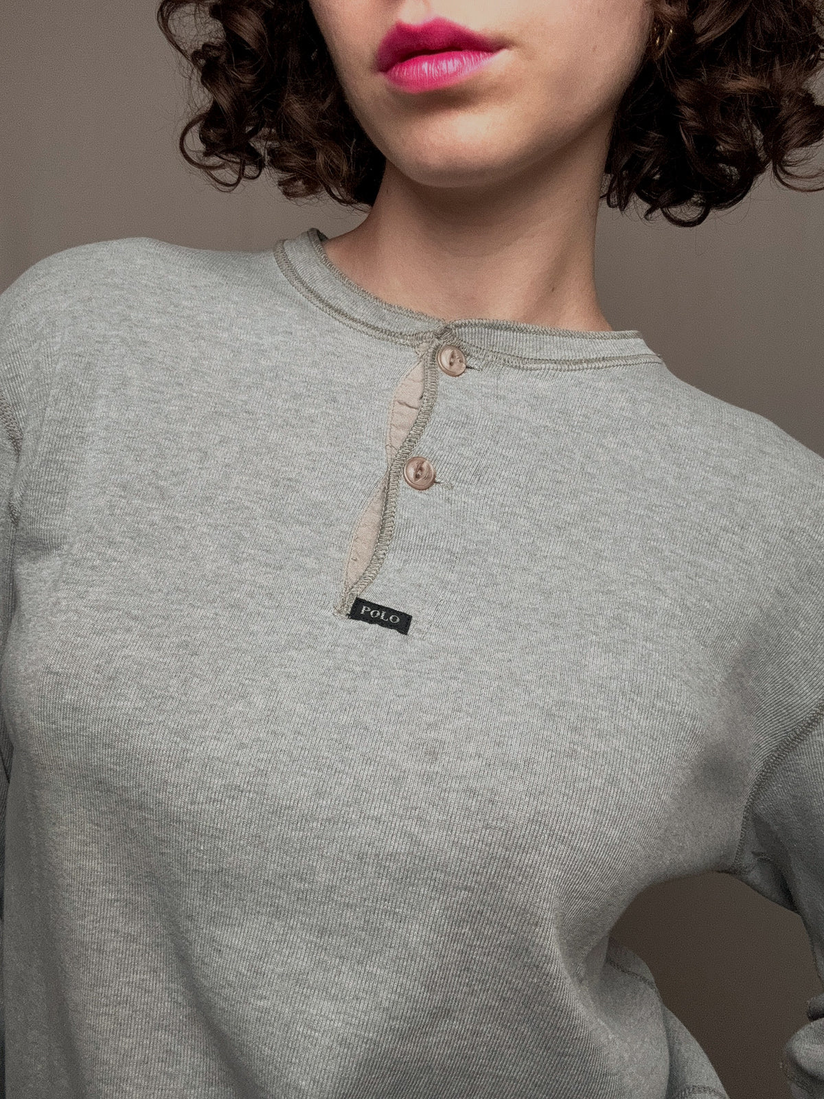 Thermal gris Ralph Lauren S vintage