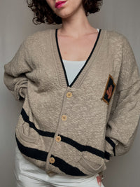 cardigan beige L vintage
