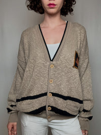 cardigan beige L vintage