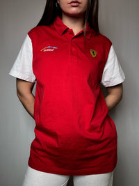 Polo Ferrari rouge XL vintage