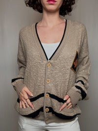 cardigan beige L vintage