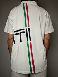 Polo Ducati blanc XL vintage
