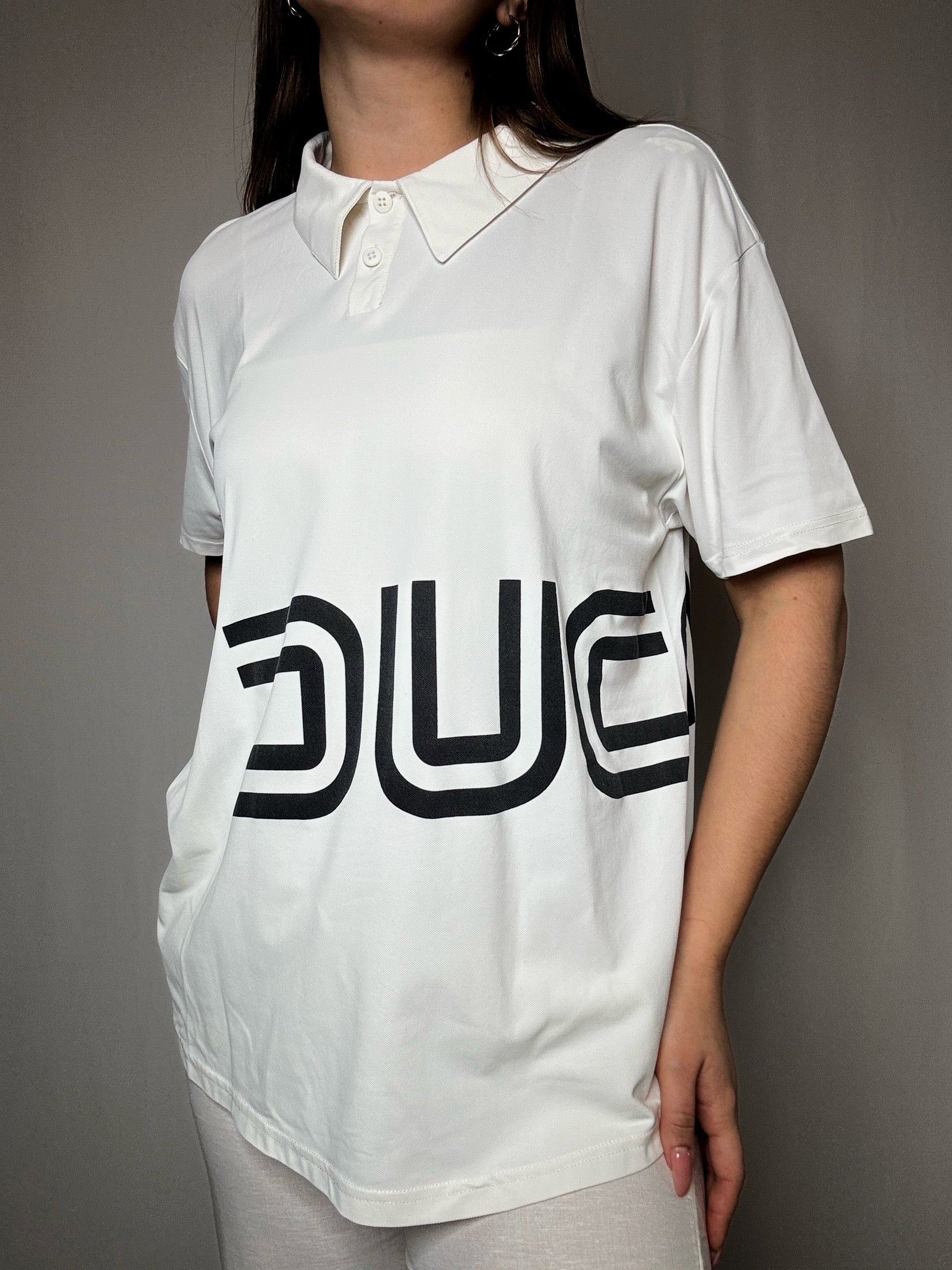 Polo Ducati blanc XL vintage