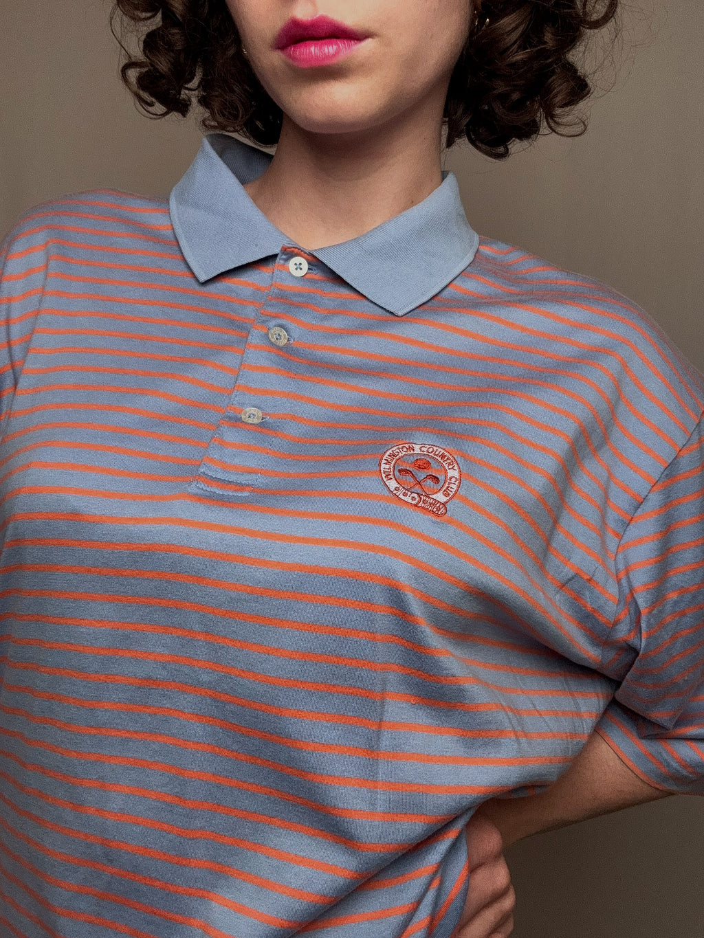Polo rayé Ralph Lauren XL vintage