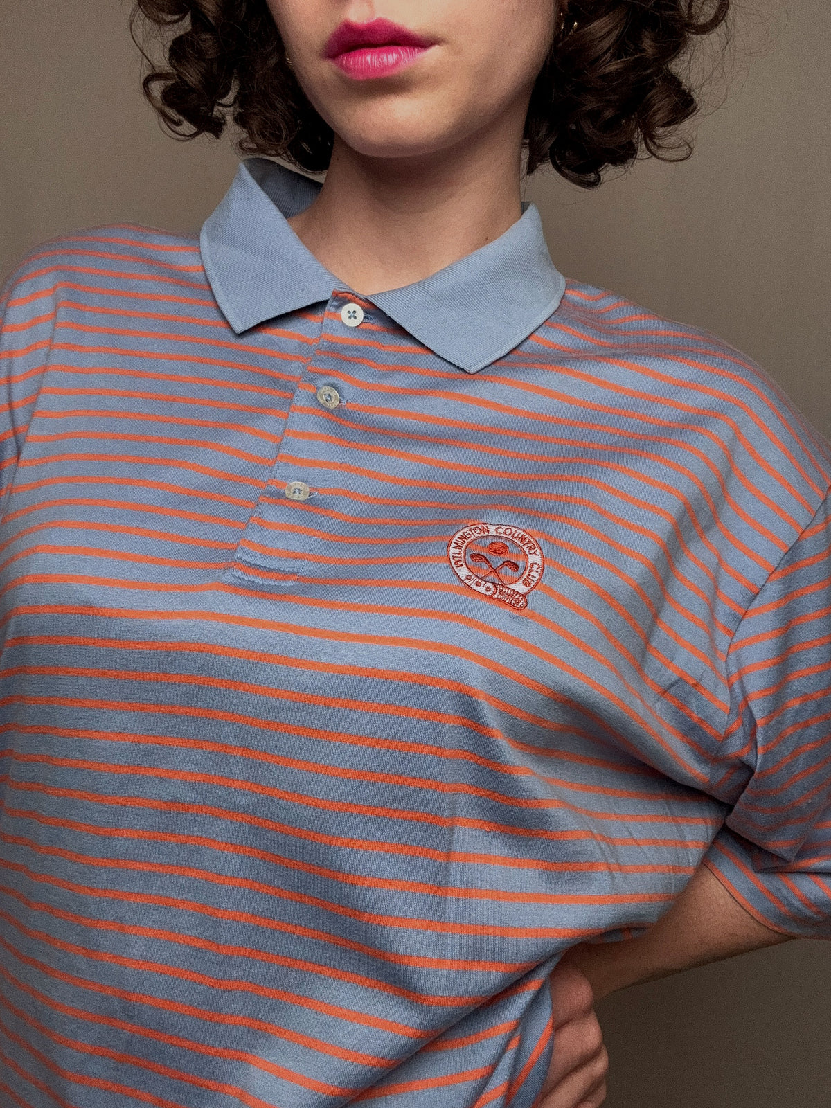 Polo rayé Ralph Lauren XL vintage
