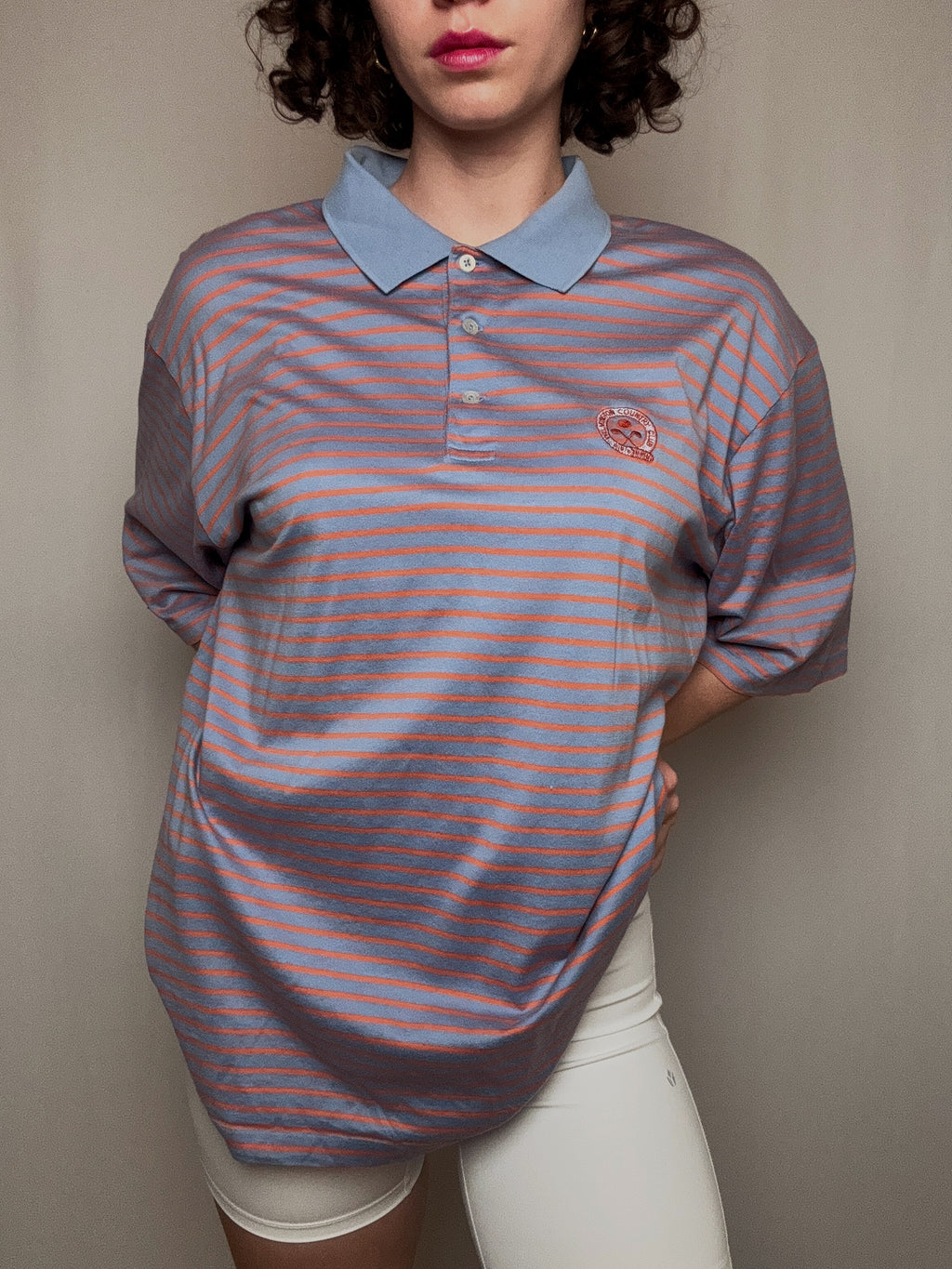 Polo rayé Ralph Lauren XL vintage