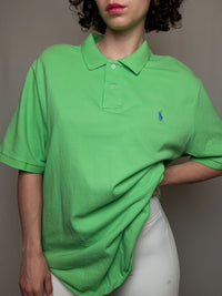 Polo vert Ralph Lauren XL vintage