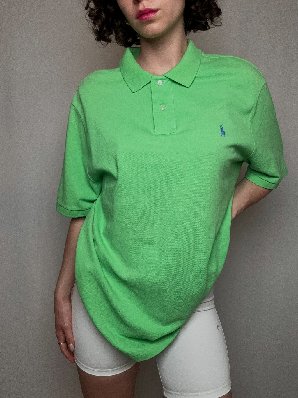 Polo vert Ralph Lauren XL vintage