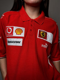 Polo officiel Scuderia Ferrari x Puma XL vintage