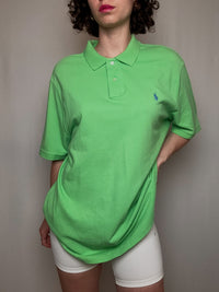 Polo vert Ralph Lauren XL vintage