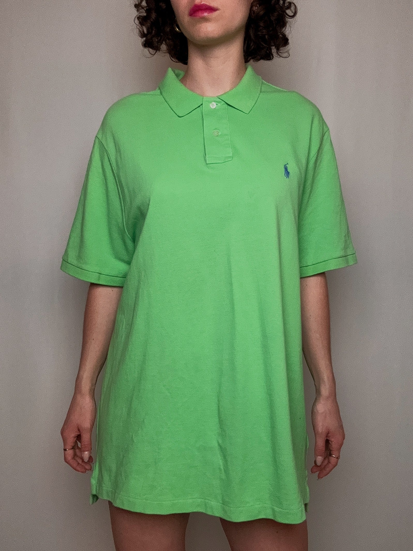 Polo vert Ralph Lauren XL vintage
