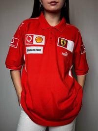 Polo officiel Scuderia Ferrari x Puma XL vintage
