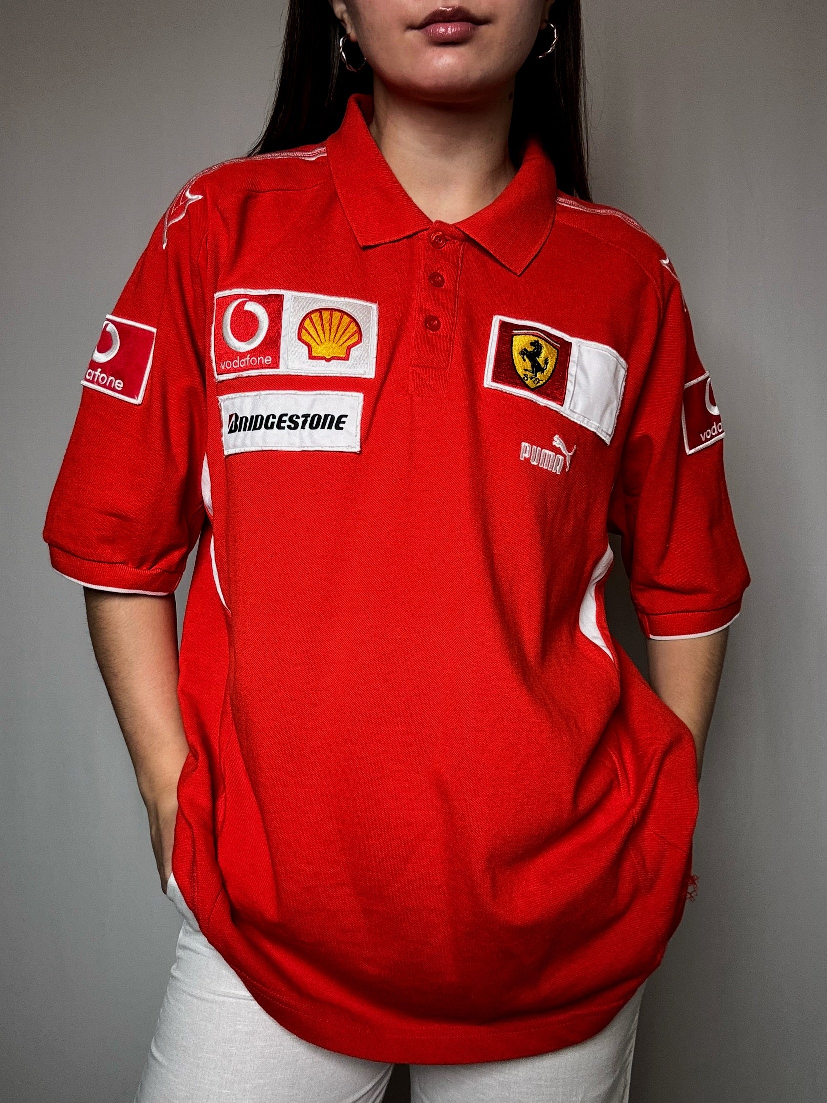 Polo officiel Scuderia Ferrari x Puma XL vintage