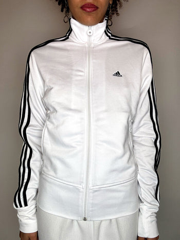 Jacket de sport blanche ADIDAS M/L vintage