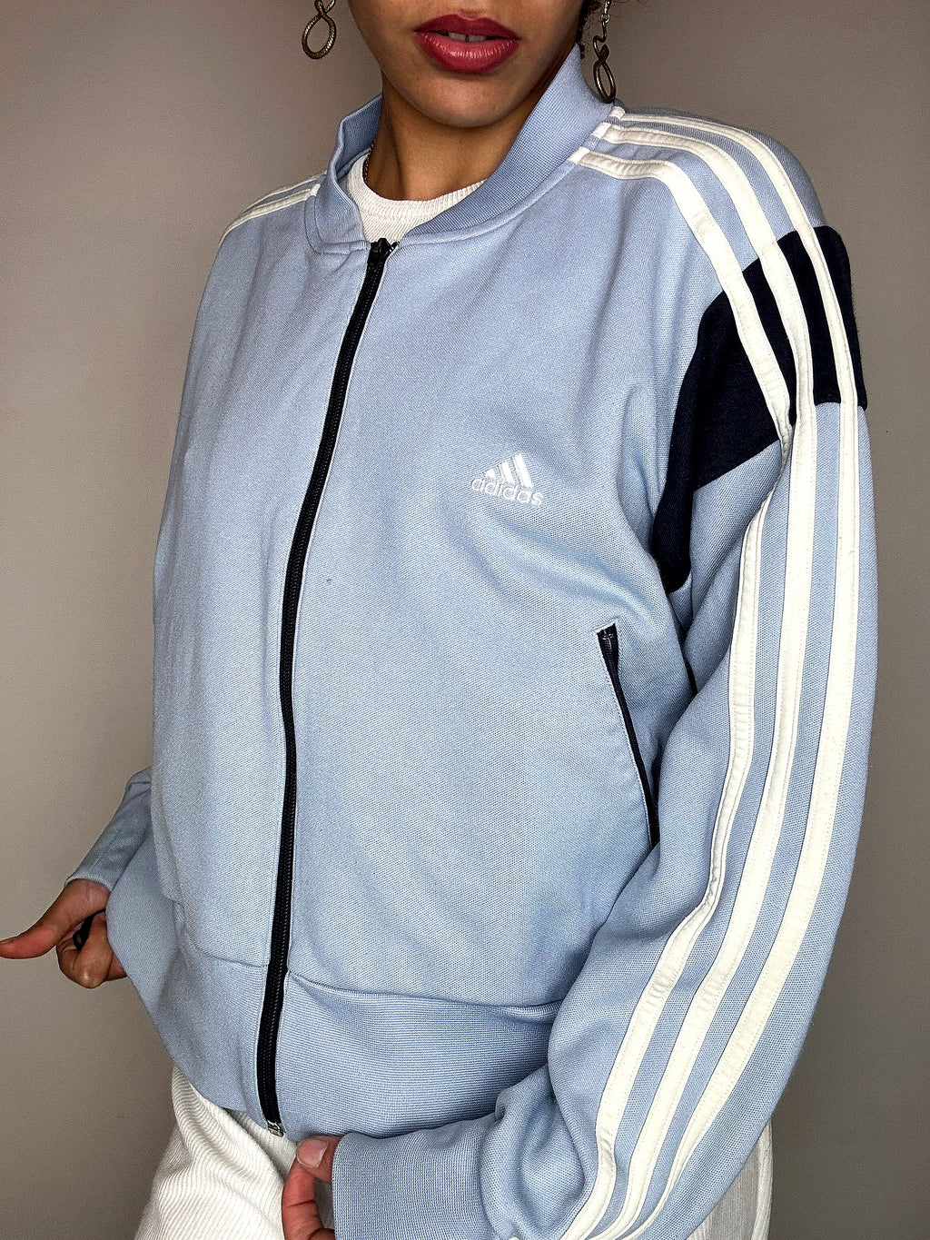 Jacket de sport bleue ADIDAS XL vintage