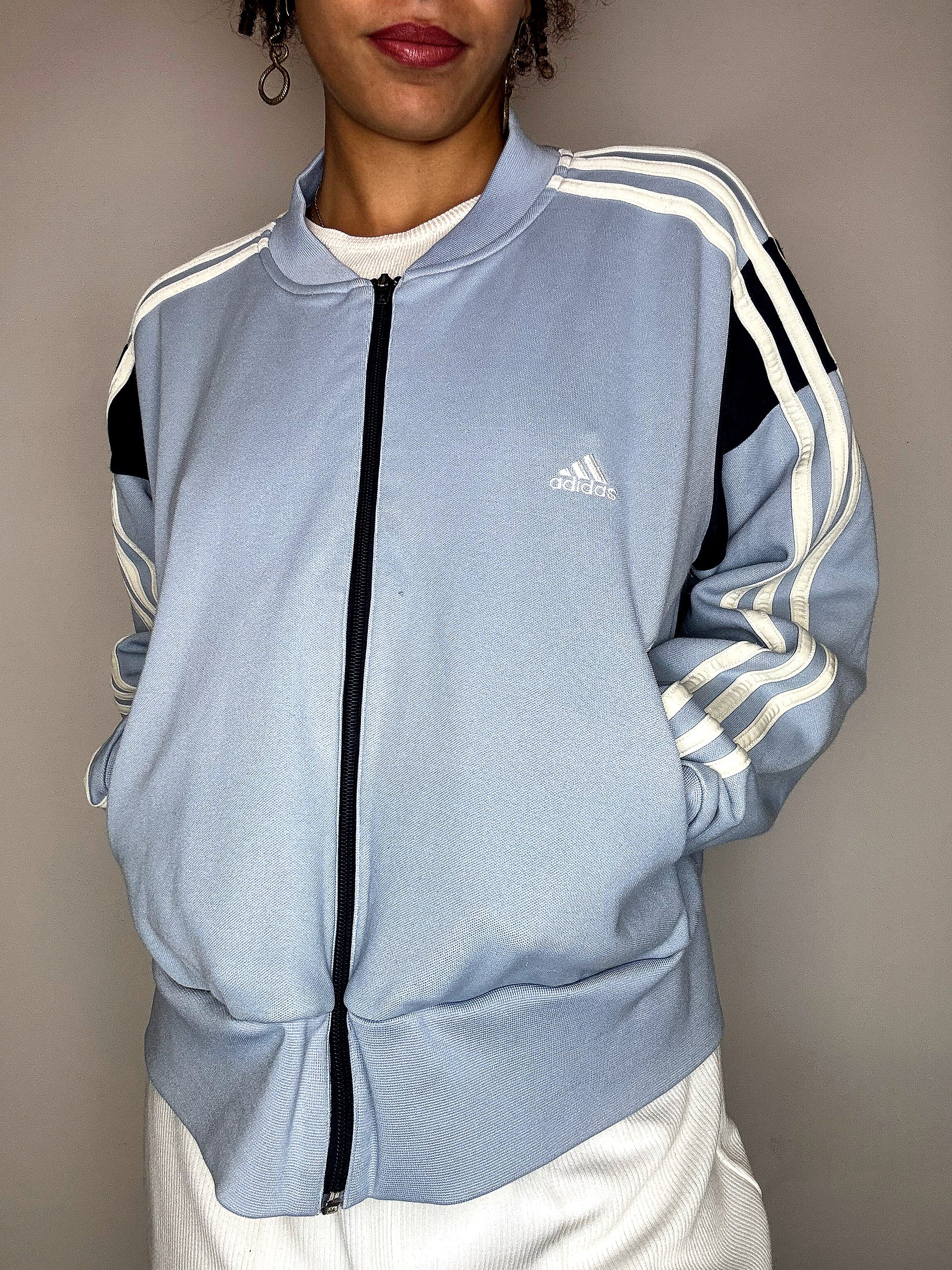 Jacket de sport bleue ADIDAS XL vintage