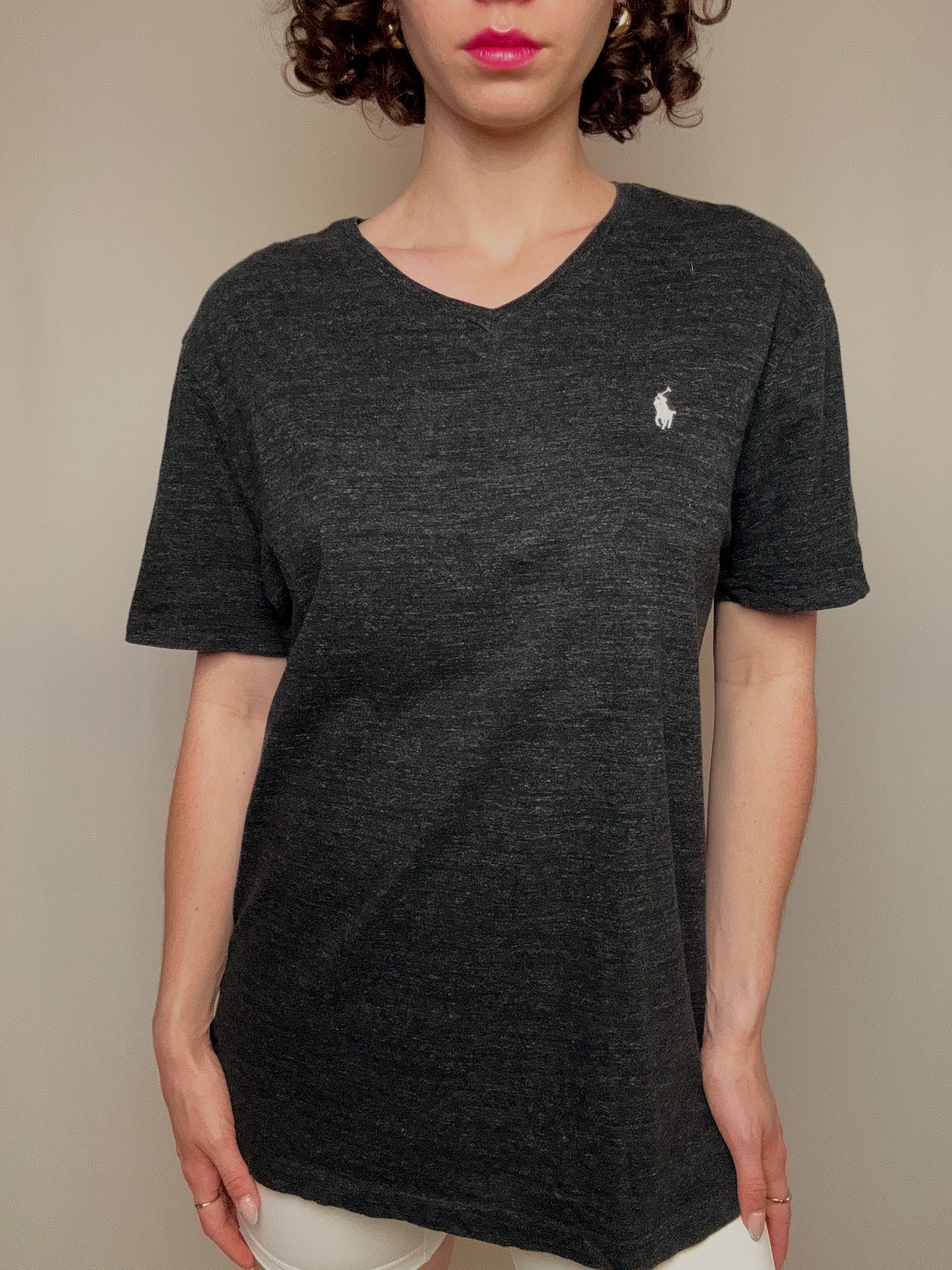 Tshirt gris Ralph Lauren L vintage