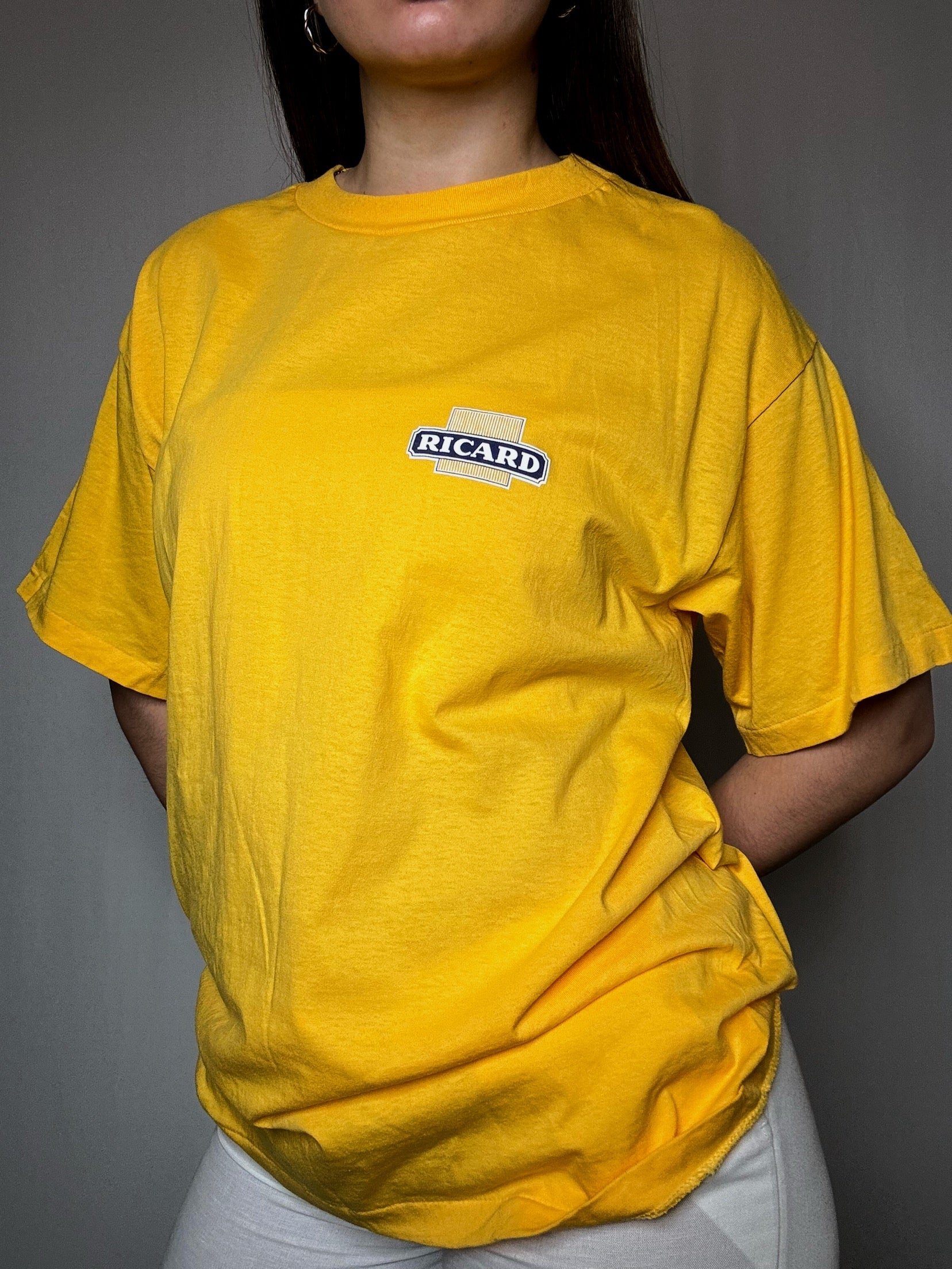 Tshirt Ricard jaune XL vintage