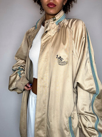 Bomber brodé satiné LEE XXXL vintage