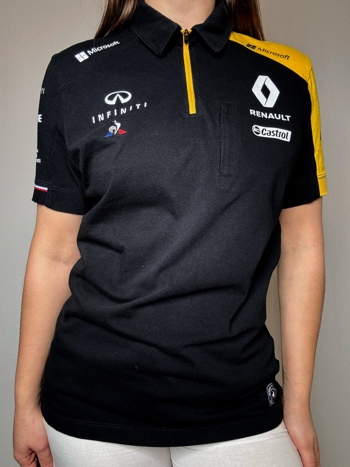 Polo officiel Renault F1 x Le Coq Sportif M vintage