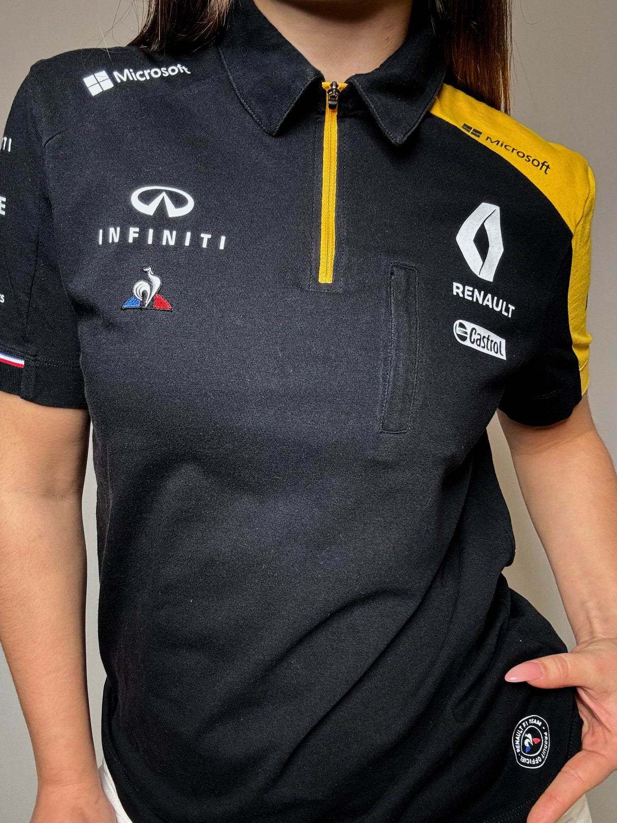 Polo officiel Renault F1 x Le Coq Sportif M vintage