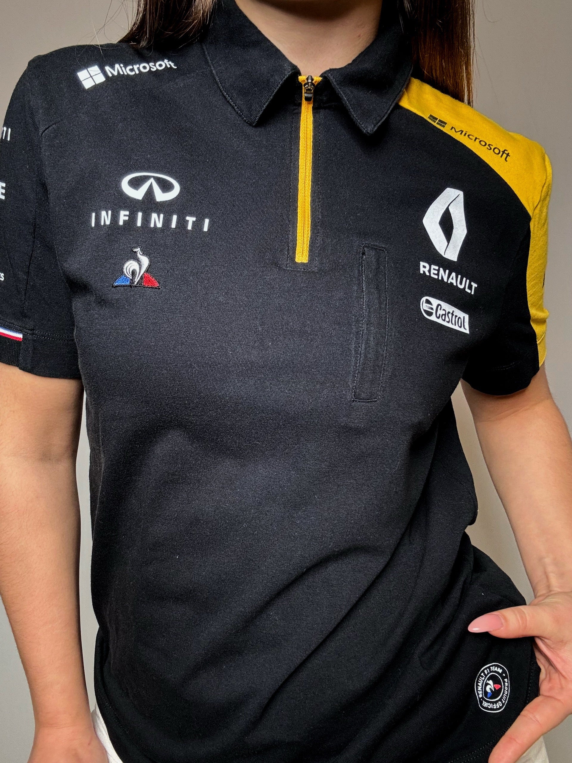 Polo officiel Renault F1 x Le Coq Sportif M vintage