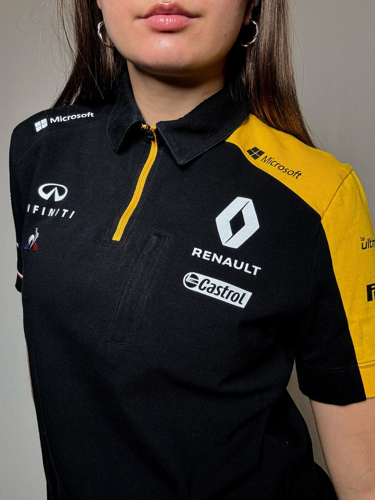 Polo officiel Renault F1 x Le Coq Sportif M vintage
