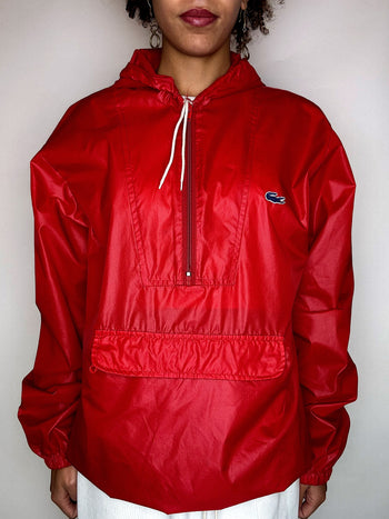 Wintbreaker rouge LACOSTE S vintage
