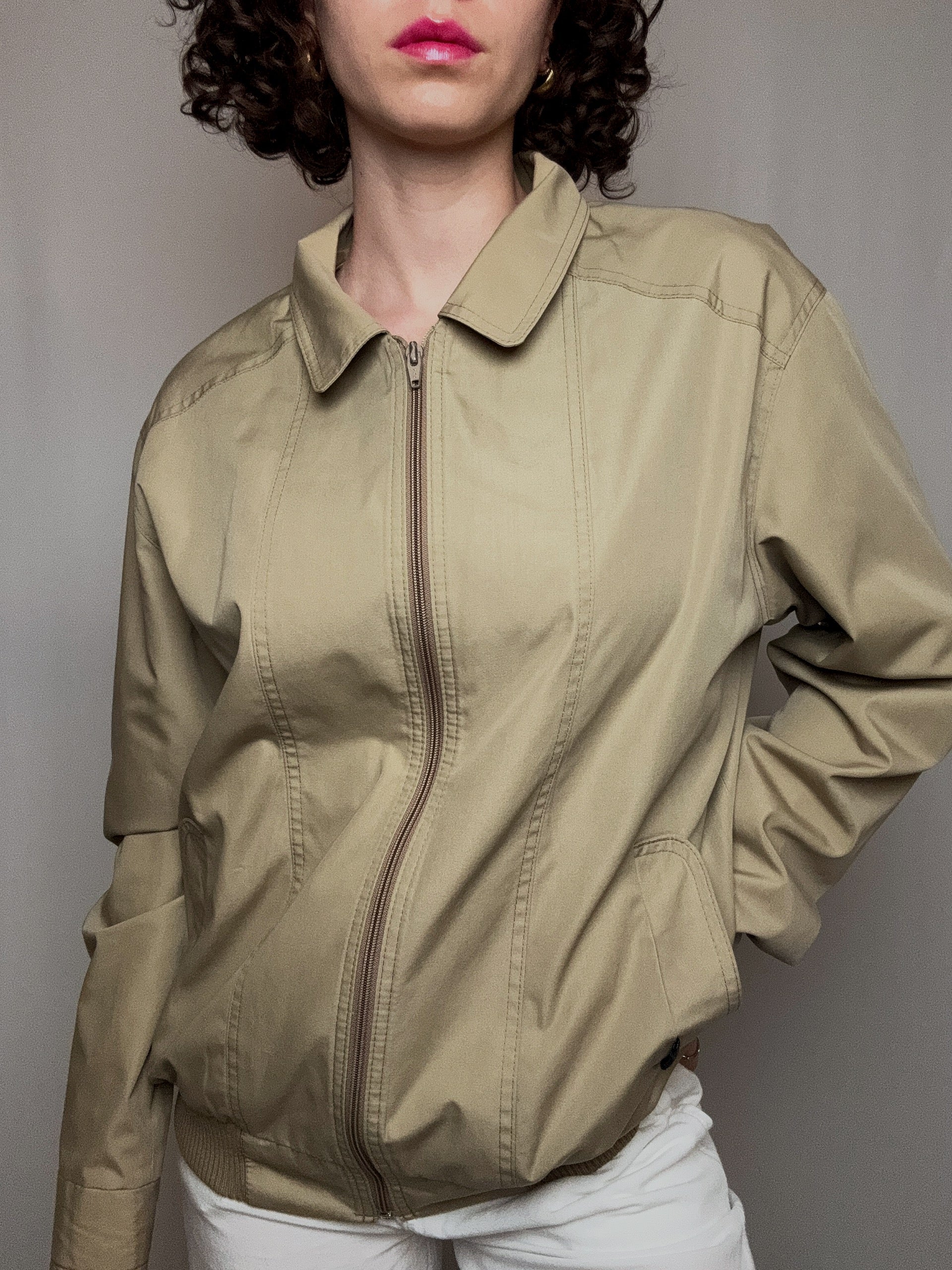 Veste d'été beige M vintage