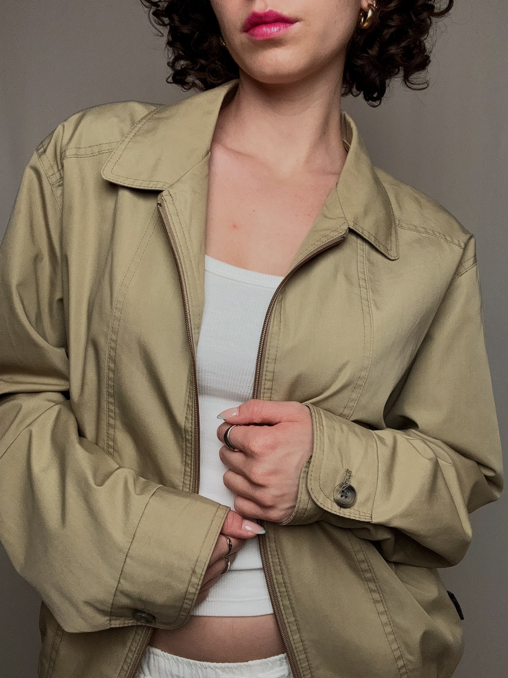 Veste d'été beige M vintage