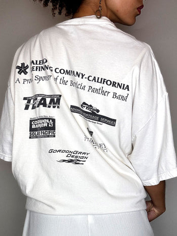 Tee shirt blanc graphique XL vintage