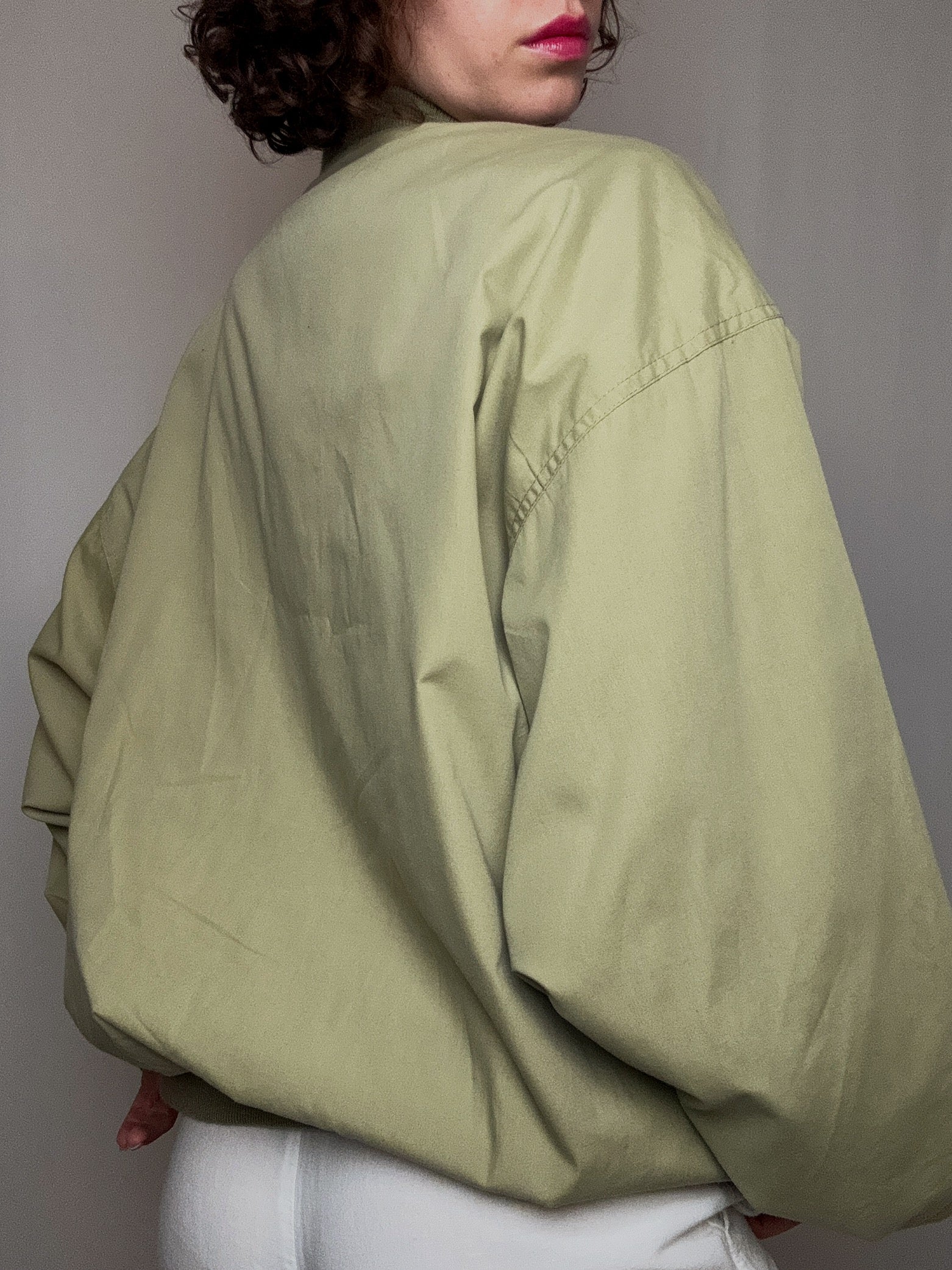Hellgrüne Sommerjacke L/XL Vintage