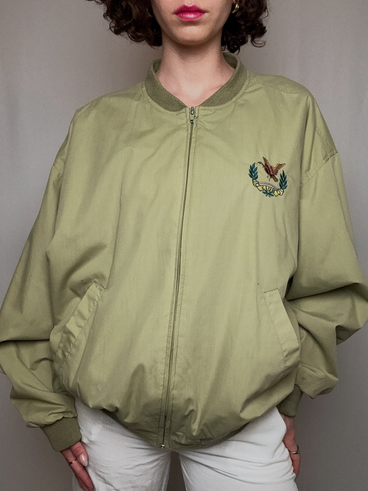 Veste d'été vert clair L/XL vintage