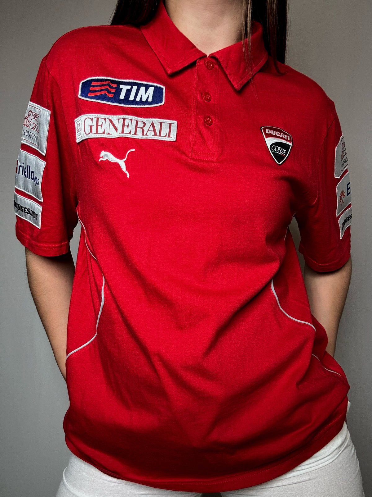 Polo Ducati Corse x Puma L vintage