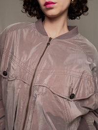 Vintage Lila Sommerjacke XL