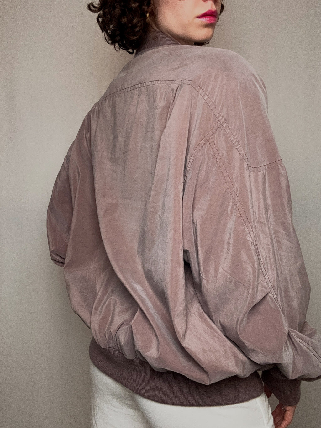 Vintage Lila Sommerjacke XL
