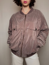 Vintage Lila Sommerjacke XL