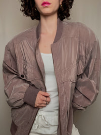 Vintage Lila Sommerjacke XL