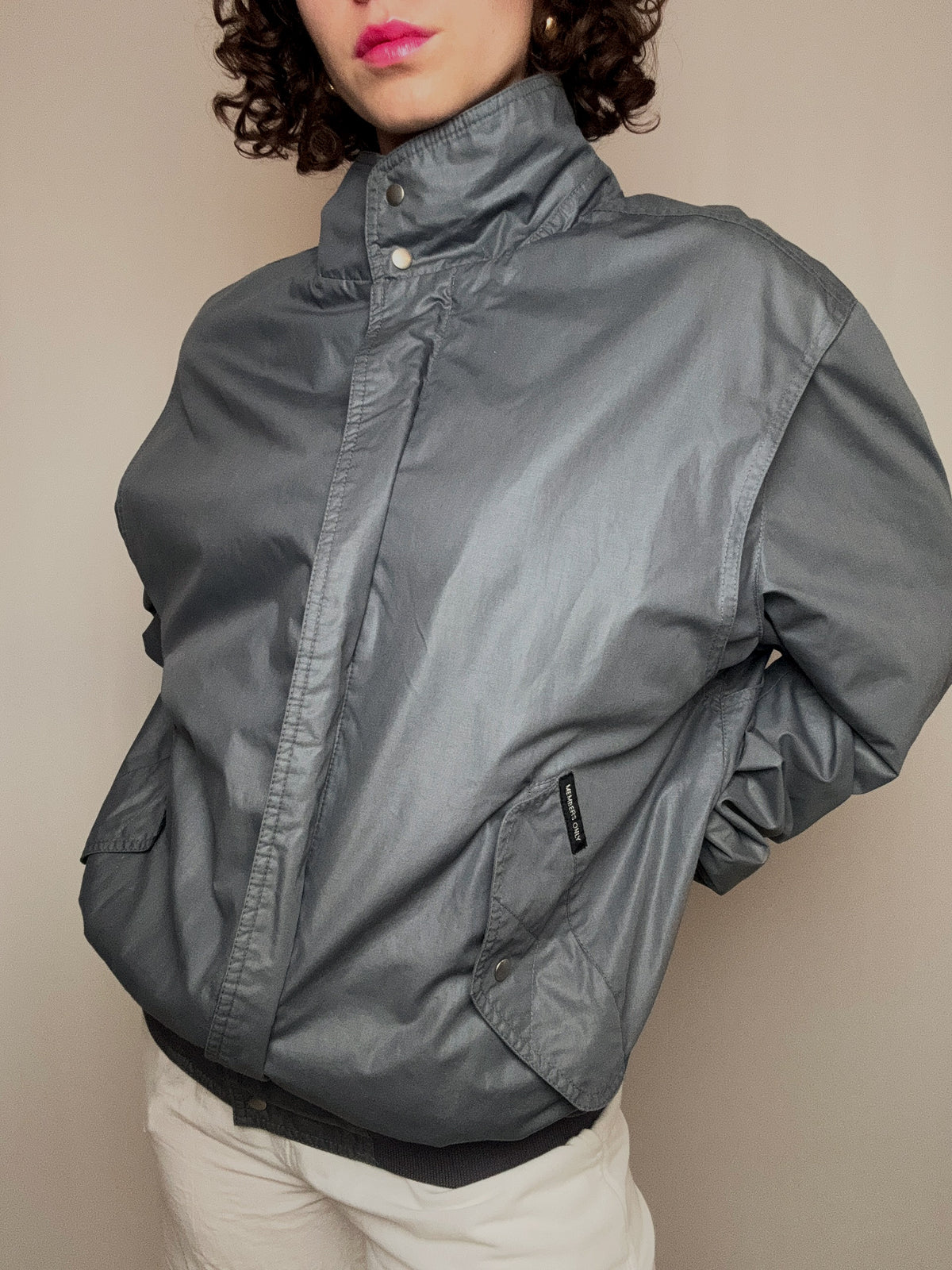 Veste d'été grise XL vintage