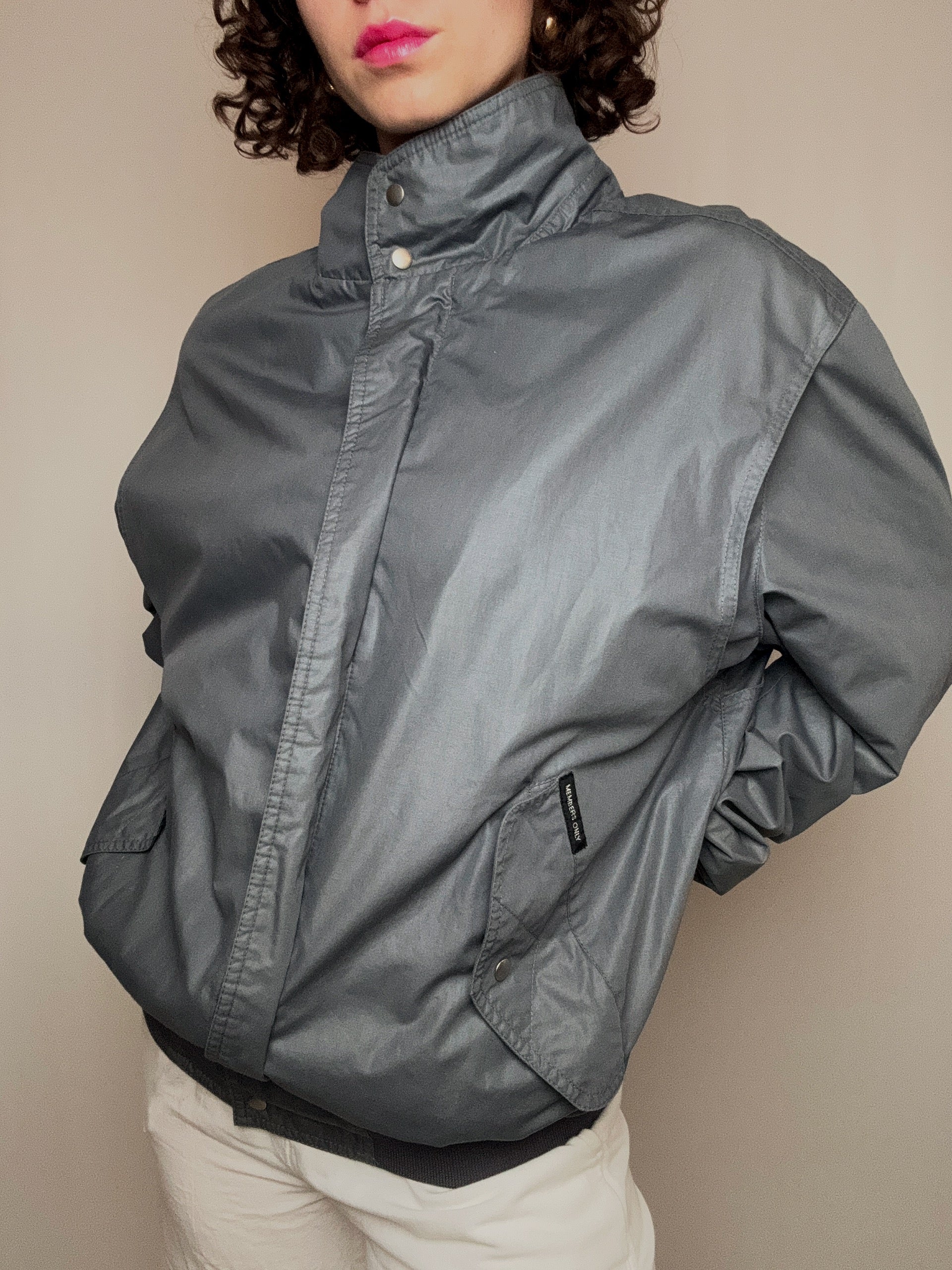 Veste d'été grise XL vintage