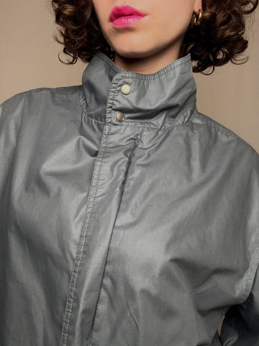 Veste d'été grise XL vintage