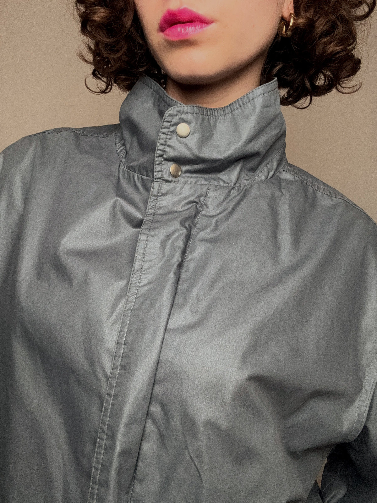 Veste d'été grise XL vintage