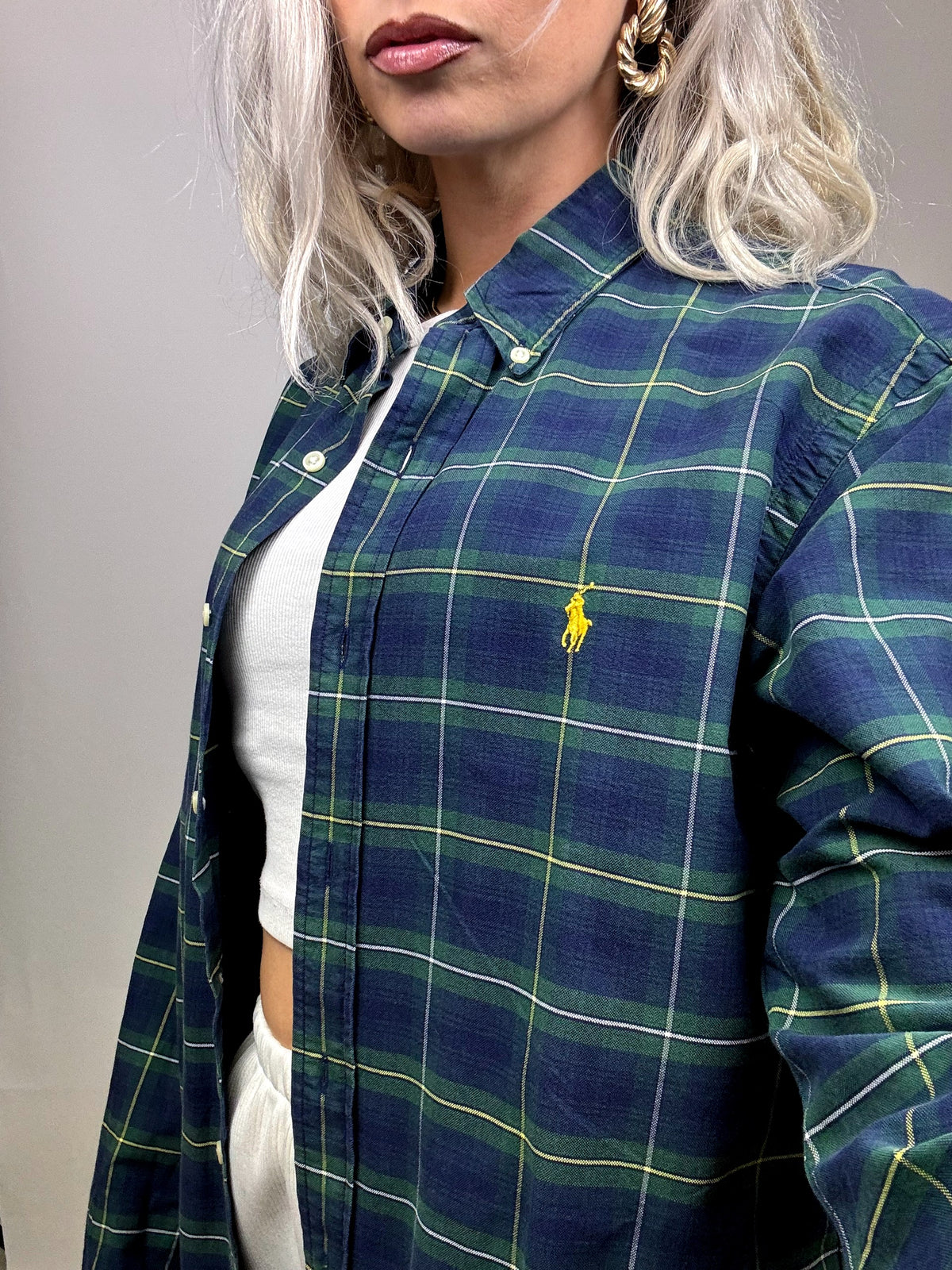 RALPH LAUREN M Vintage Plaid Shirt