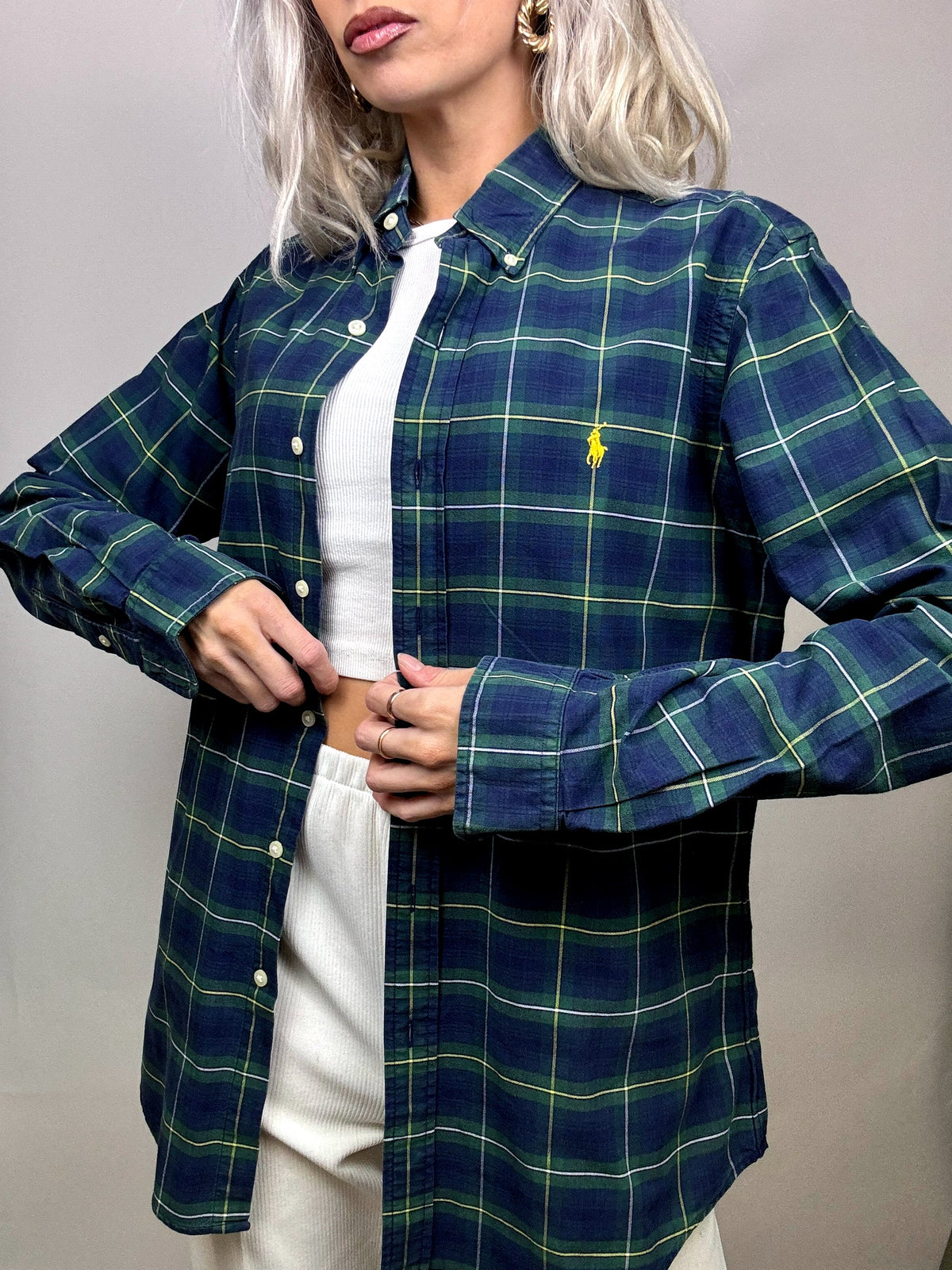 RALPH LAUREN M Vintage Plaid Shirt