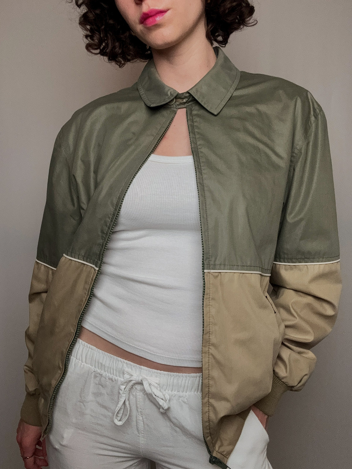 Veste d'été bicolore M vintage