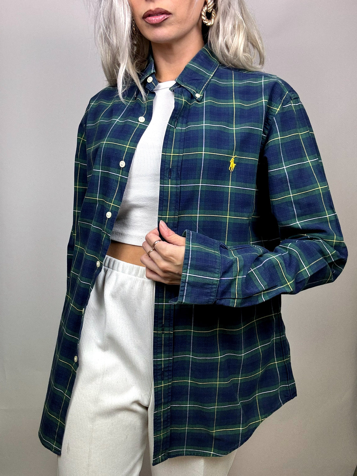 RALPH LAUREN M Vintage Plaid Shirt