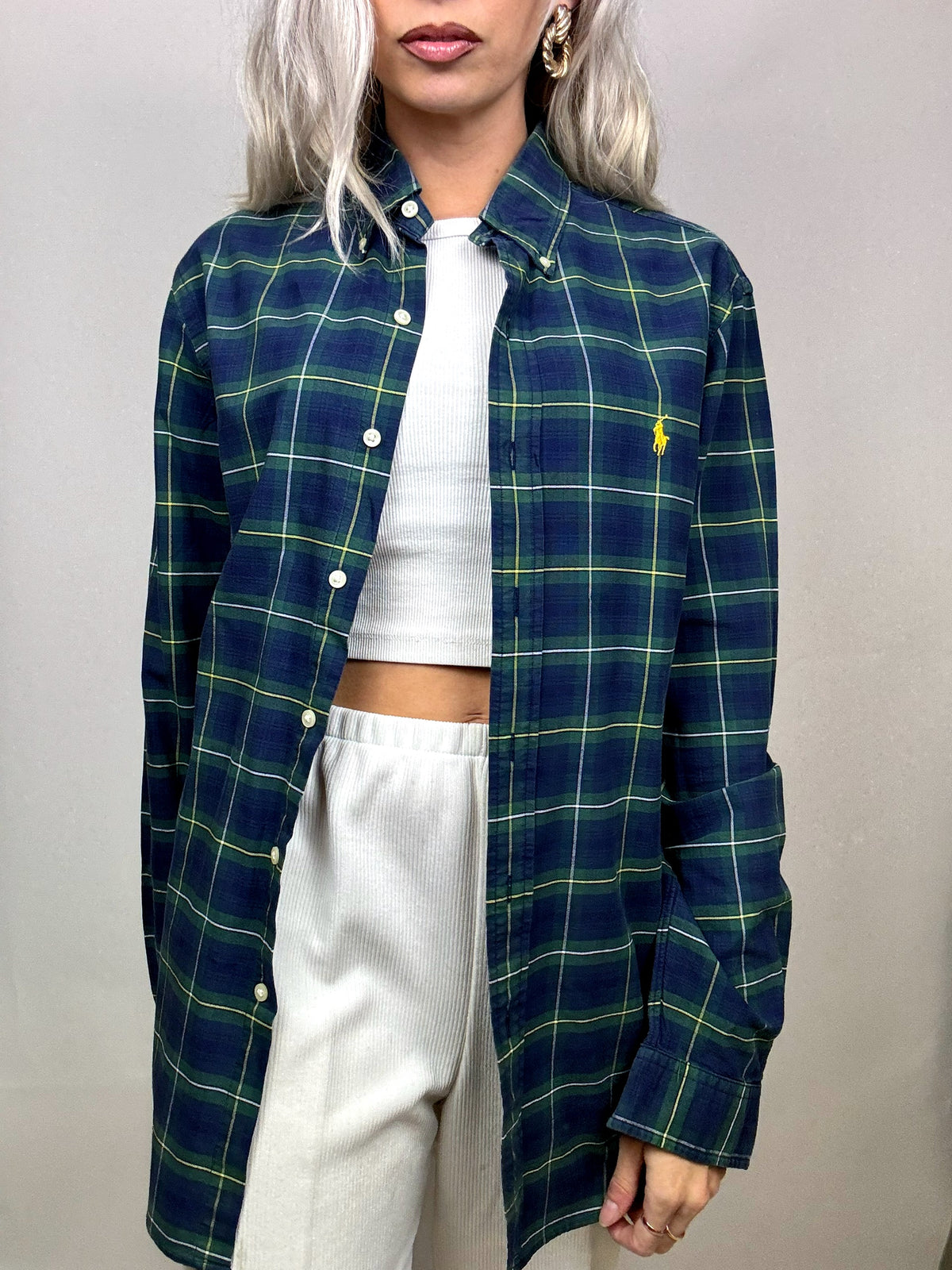 RALPH LAUREN M Vintage Plaid Shirt