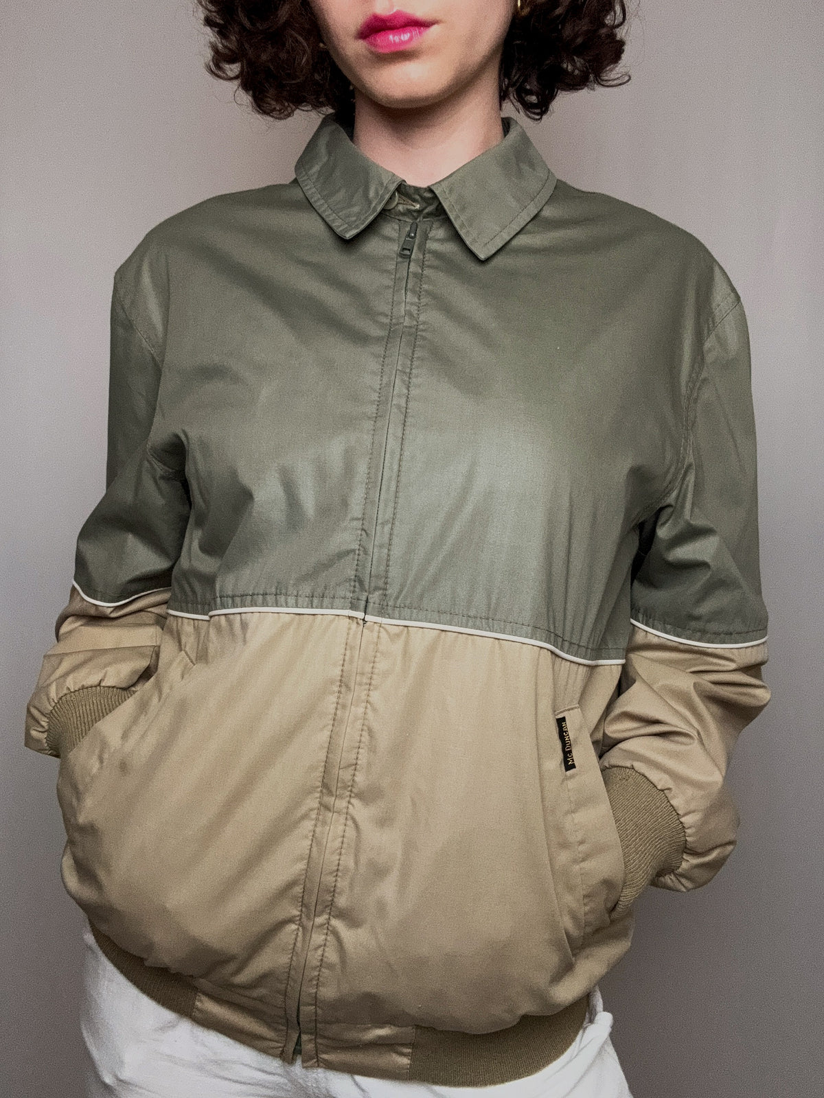 Veste d'été bicolore M vintage